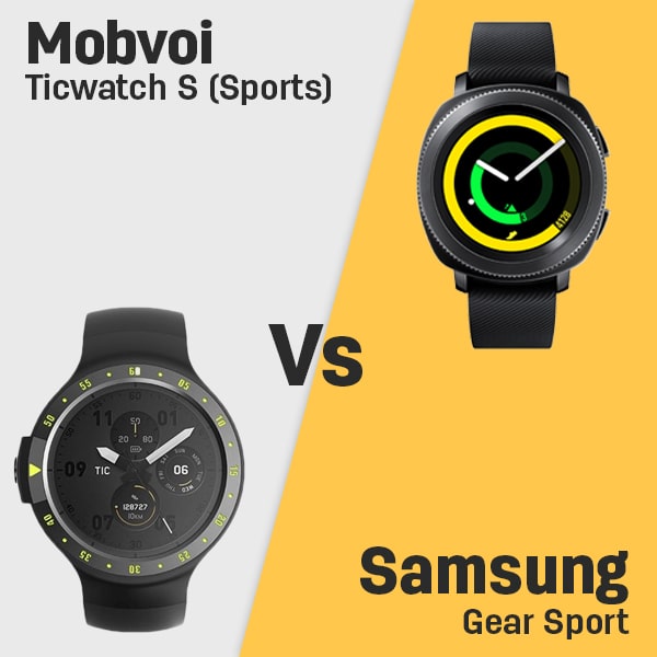 ⌚ Mobvoi Ticwatch S (Sports) vs Samsung Gear Sport Specs | SmartwatchSpex